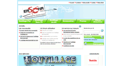 Desktop Screenshot of erscha-outillage.com